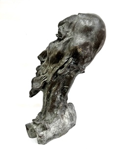 Otto Gutfreund (1889 – 1927) - Hamlet, pozdější bronzový odlitek