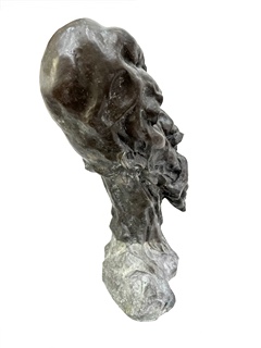 Otto Gutfreund (1889 – 1927) - Hamlet, pozdější bronzový odlitek