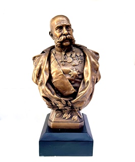 Busta císaře Františka Josefa I. - Neznámý autor