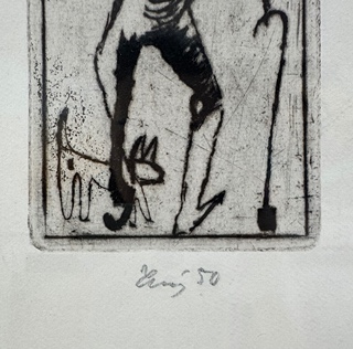 František Tichý (1896–1961) - Muž se psíkem