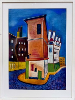 Karel Chaba (1925 - 2009) - Městská veduta