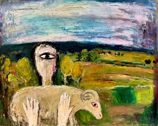 Josef Jíra (1929–2005) - Podzimní s beránkem 72