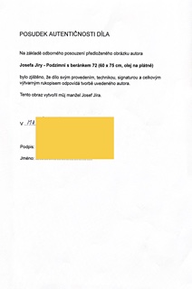 Josef Jíra (1929–2005) - Podzimní s beránkem 72
