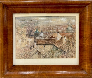 František Vobecký (1902–1991) - Pohled na Prahu z Malé Strany
