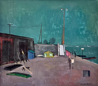 František Říha (1910 - 1986) - Vltavské nábřeží