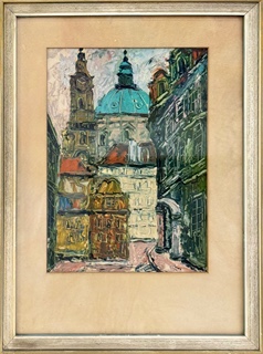František Max (1895 – 1969) - Chrám sv. Mikuláše v Praze