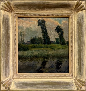 Václav Radimský (1867 - 1946) - Stromy nad řekou