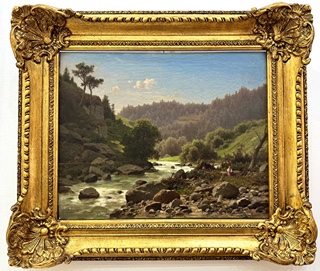 Adolf Chwala (1836 - 1900) - Odpočinek u horského potoka
