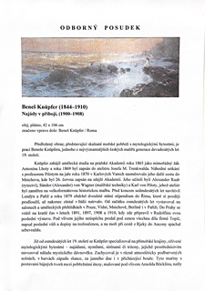 Beneš Knüpfer (1844 - 1910) - Najády v příboji (1900 - 1908) I K dílu přiložen odborný posudek od PhDr. Šárky Leubnerové.