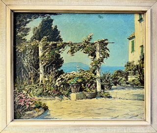Josef Písecký (1878 - 1954) - Dvoreček v Milnu