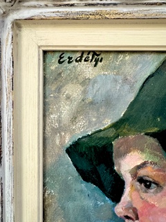 Vojtěch Erdélyi (1891 – 1955) - Chlapec v zeleném klobouku