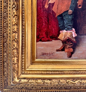 Václav Brožík (1851 - 1901) - Šarmantní důstojník z doby třicetileté války 1895