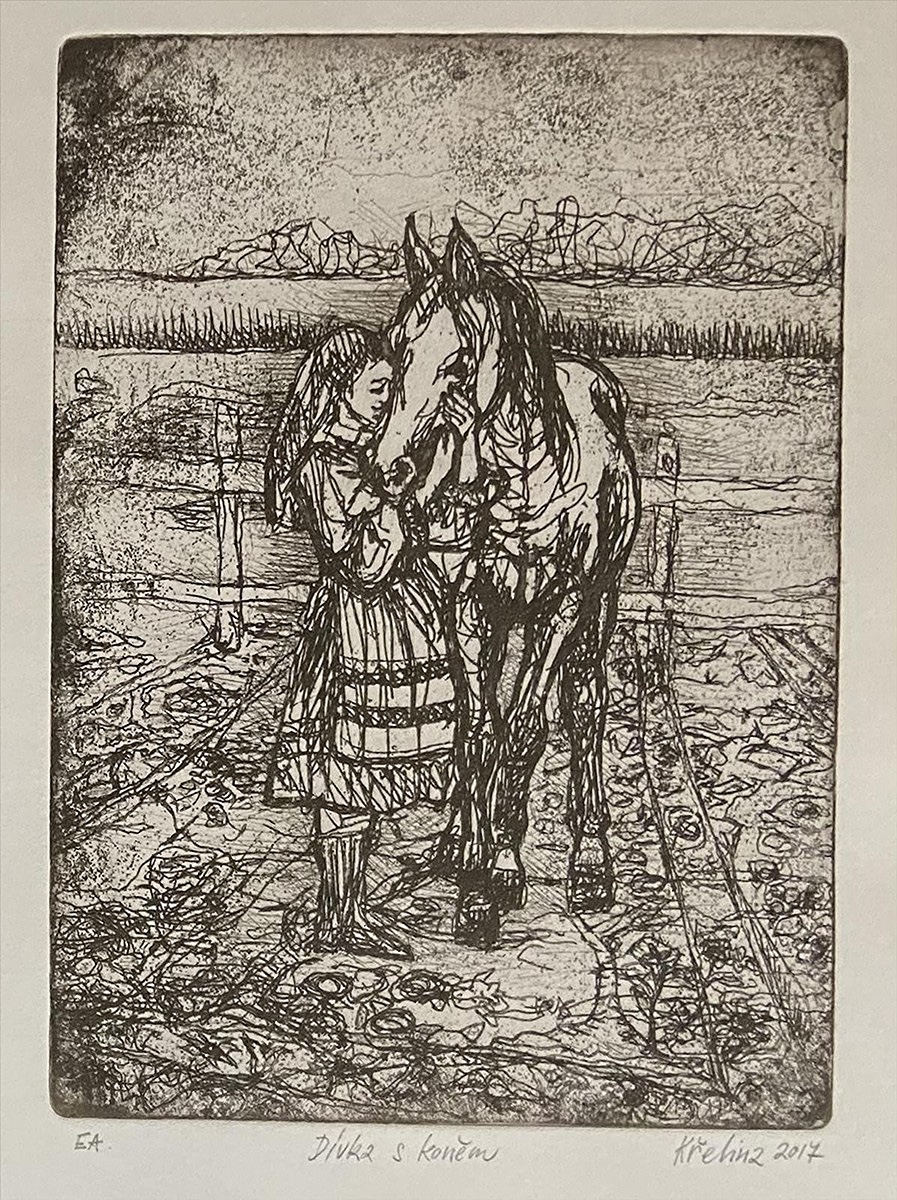Roman Křelina (1966) - Dívka s koněm