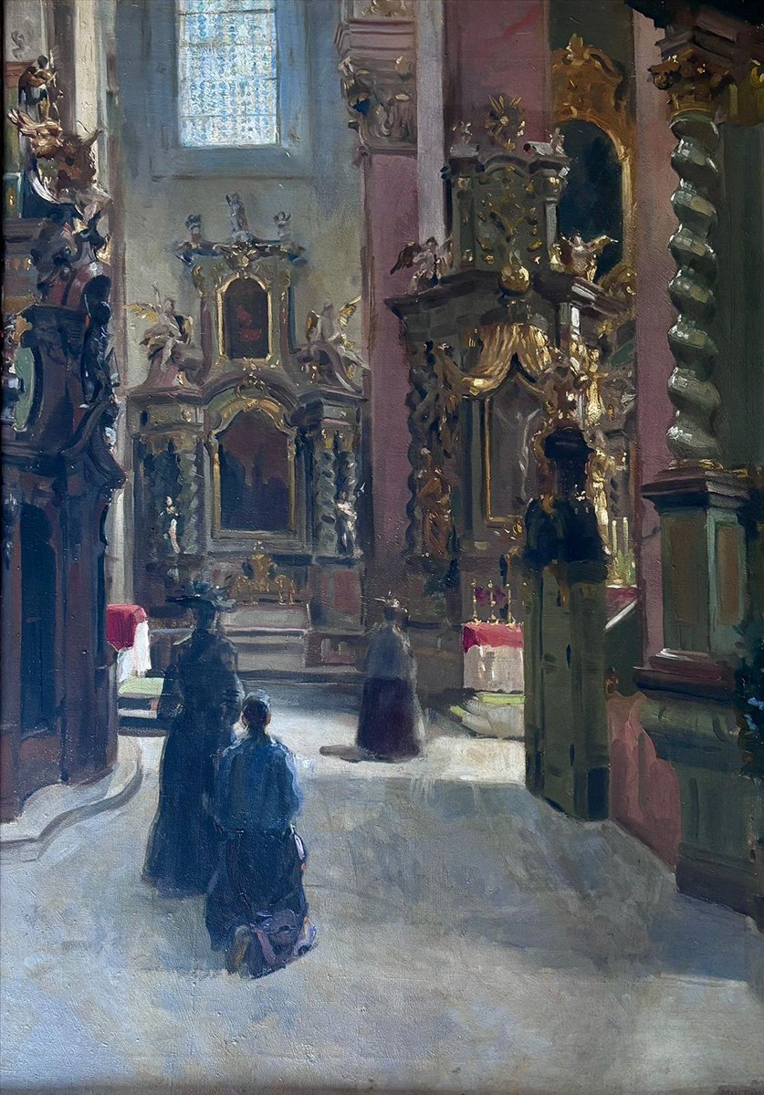 Josef Multrus (1898 - 1957) - V kostele