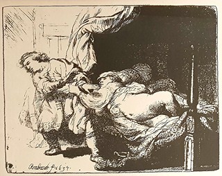 Harmensz Rembrandt  van Rijn (1606 - 1669) - Loučení