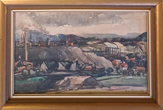 Jan Trampota (1889 - 1942) - Krajina s komíny