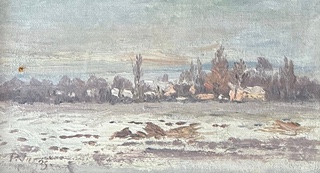 Petr Jaroš (1859 - 1929) - Zima