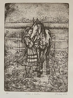 Roman Křelina (1966) - Dívka s koněm