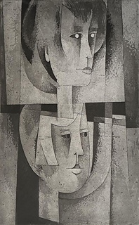 Václav Pokorný (1914 - 2005) - Dvě ženy 