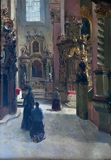 Josef Multrus (1898 - 1957) - V kostele