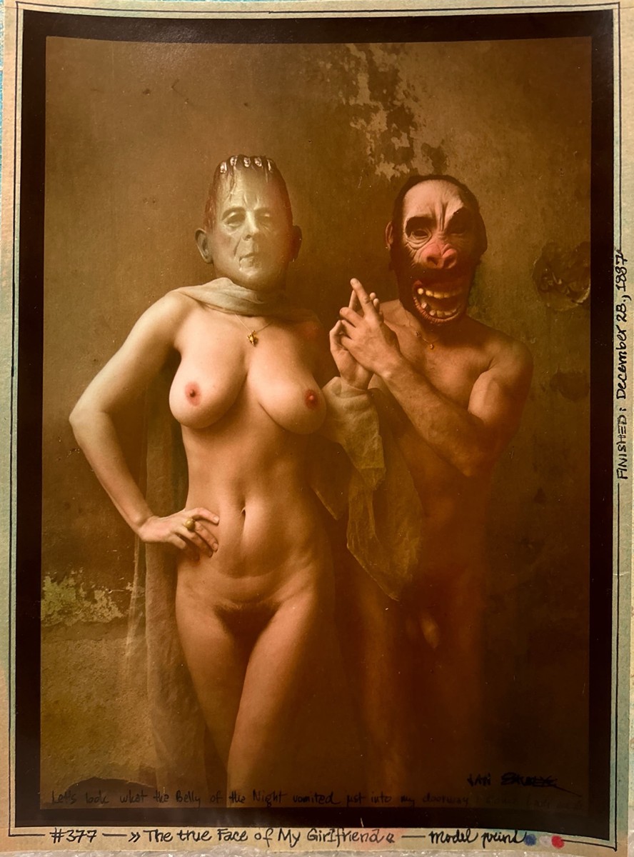 Jan Saudek (1935) - The True Face of My Girlfriend #377