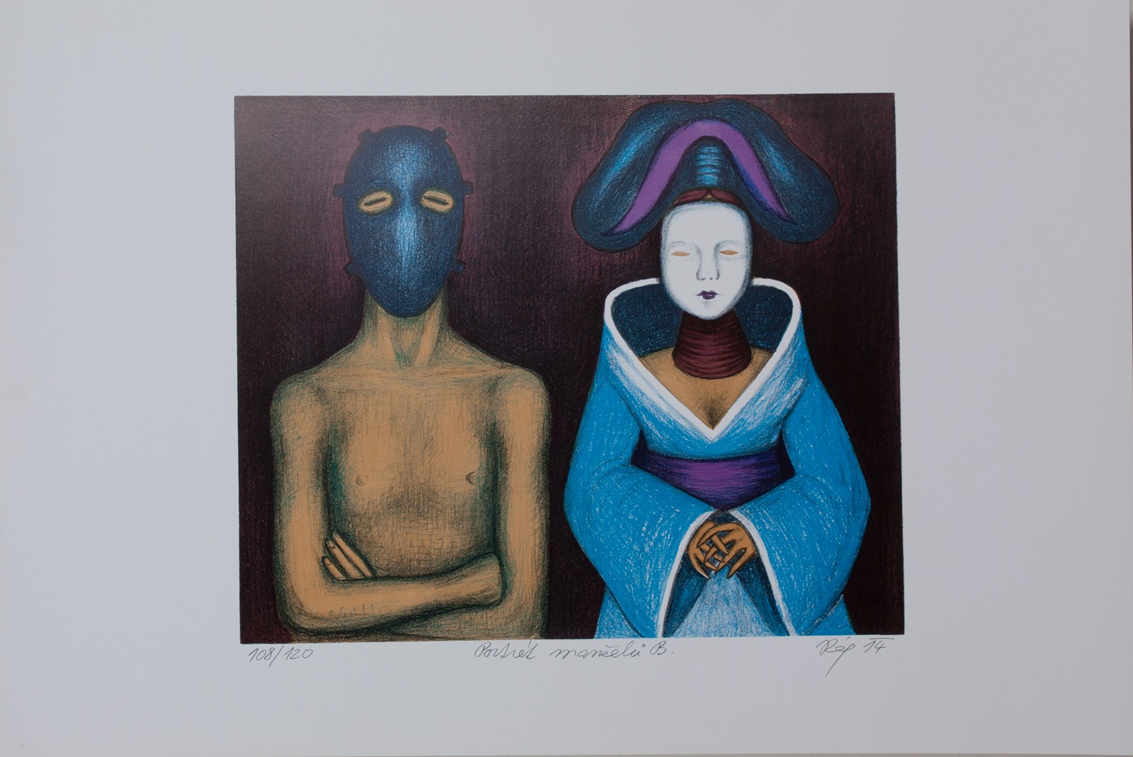 Jaroslav Róna (1957) - Portrét manželů B.