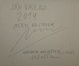 Vasilko Ján - Horizontal and vertical lines