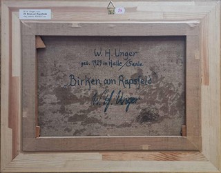 Unger Wolfgang Heinz - Birken am Rapsfeld