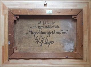 Unger Wolfgang Heinz - Mohnblumenfeld am See