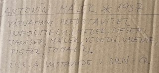 Málek Antonín - Nezobrazujúci sa obraz