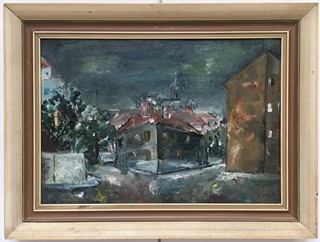 P. Müller - Před domem