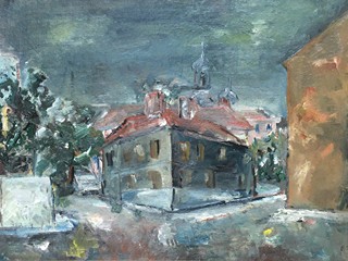 P. Müller - Před domem