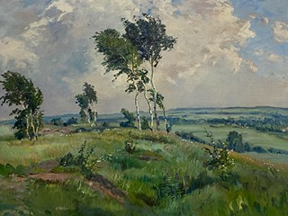 Gustav Porš - Letní nálada nad Žďárcem