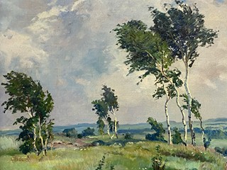 Gustav Porš - Letní nálada nad Žďárcem