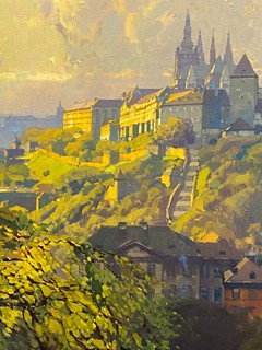 Jaroslav Šetelík - Pohled k Pražskému hradu