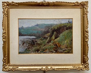Václav Brožík - U břehu