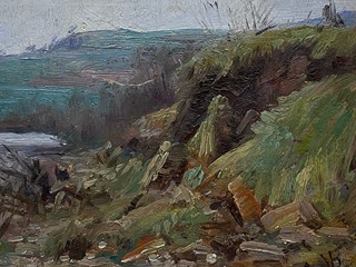 Václav Brožík - U břehu