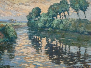 Václav Radimský (1867 - 1946) - Červánky nad řekou