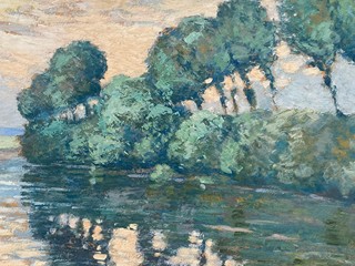 Václav Radimský (1867 - 1946) - Červánky nad řekou