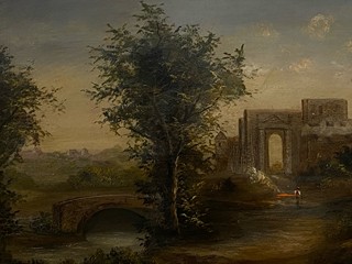 Hugo Ullik (1838 - 1881) - Romantická krajina
