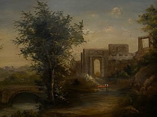 Hugo Ullik (1838 - 1881) - Romantická krajina