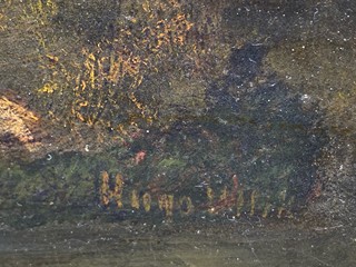 Hugo Ullik (1838 - 1881) - Romantická krajina