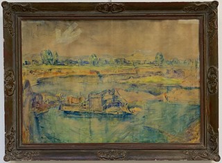 Bohumír Dvorský (1902 - 1976) - U přívozu