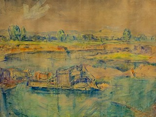 Bohumír Dvorský (1902 - 1976) - U přívozu