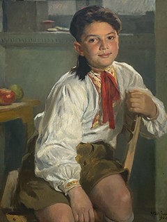 Vladimír Stříbrný - Portrét chlapce