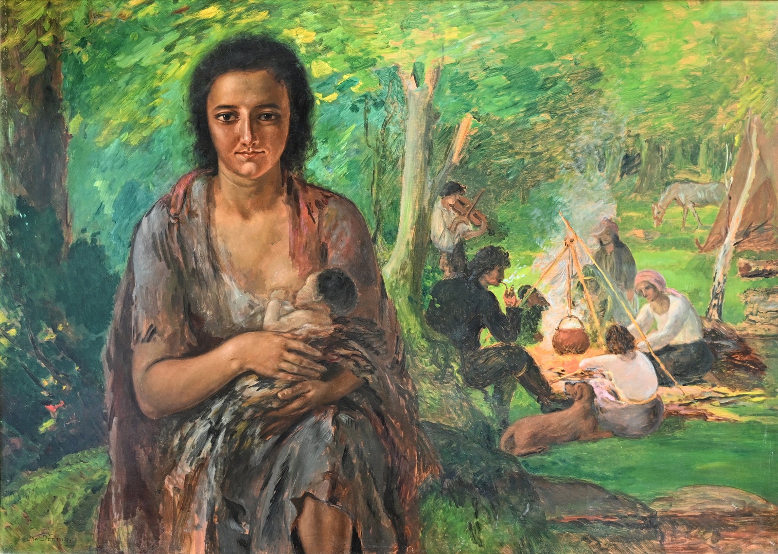 Jan Dědina (1870-1956) - Mateřství