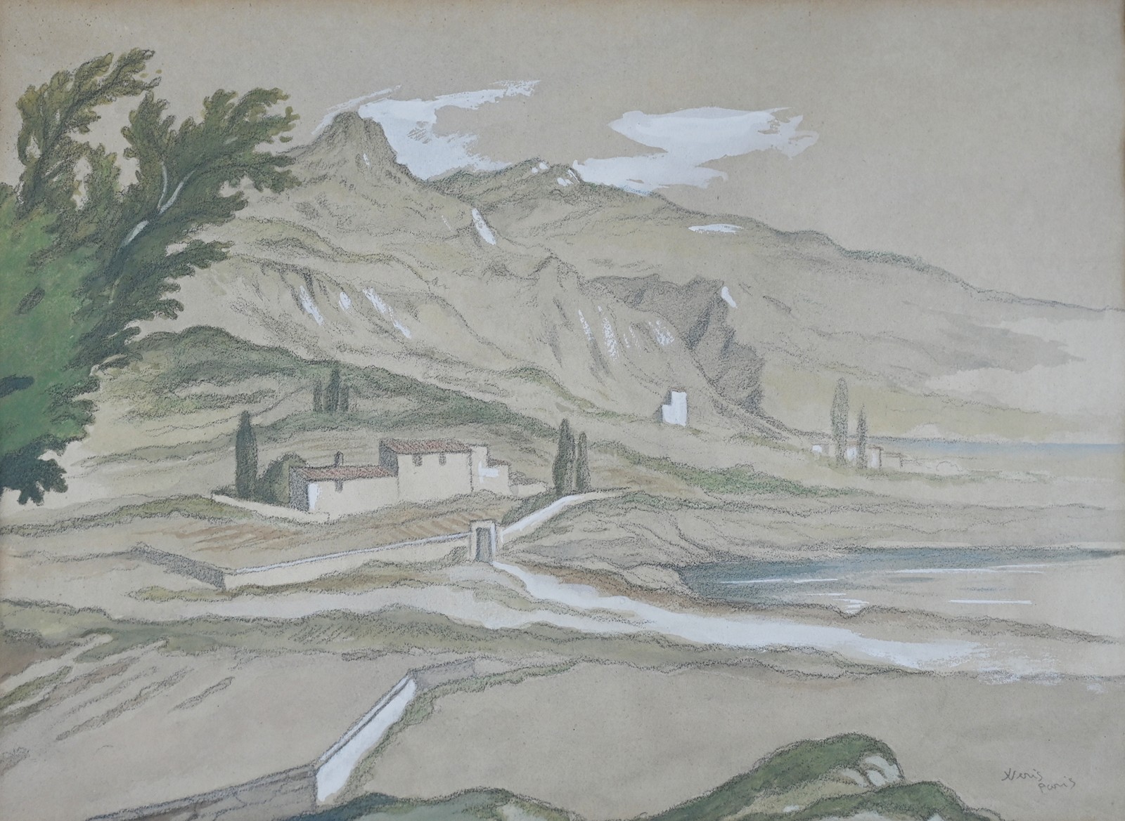 Jaroslav Veris (1900-1983) - Horská krajina