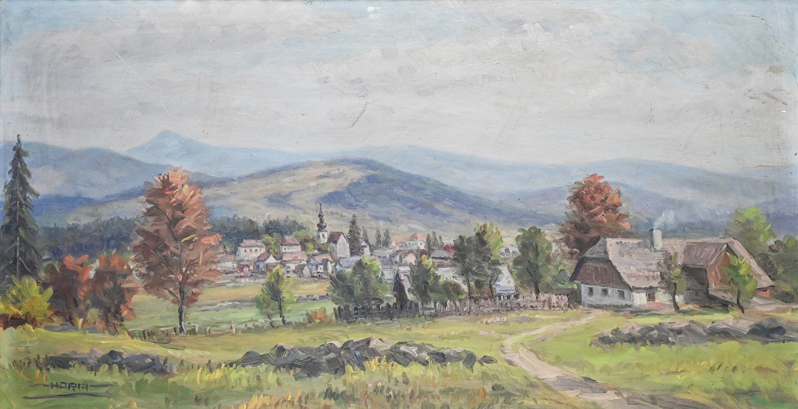 Josef Hora (1891 - 1945) - Městečko