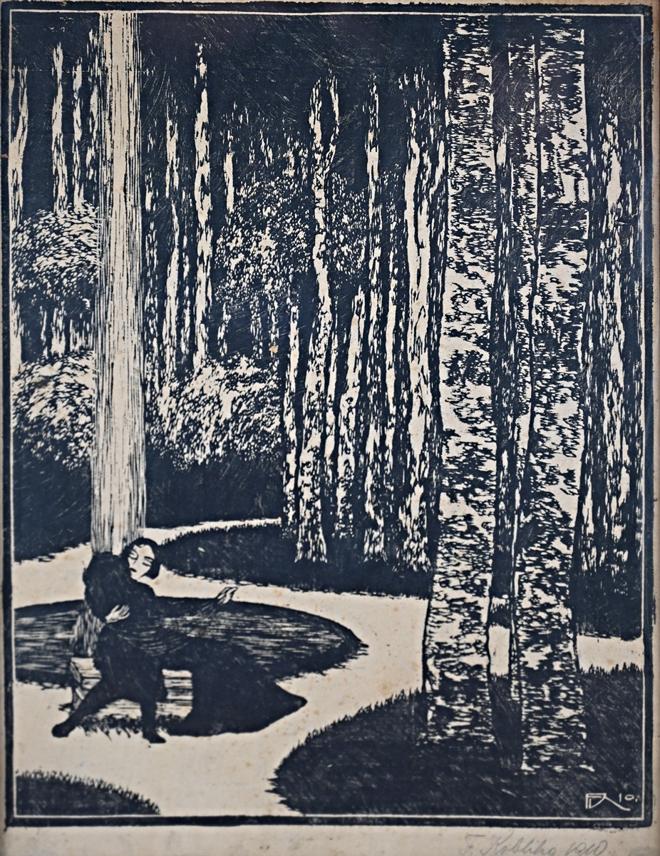 František Kobliha (1877 - 1962) - V parku