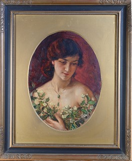 Bohumil Mareček (1884 - 1962) - Portrét dívky